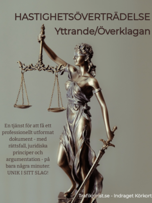 hastighetsöverträdelse fortkörning yttrande överklagan