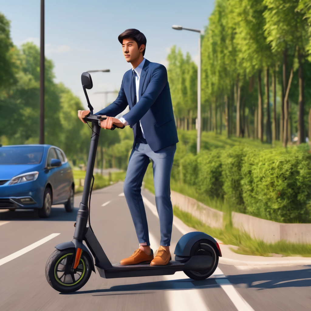 elsparkcykel elscooter trafiken